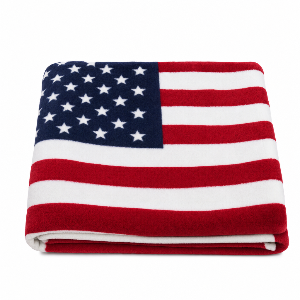 American Flag Fleece Blanket