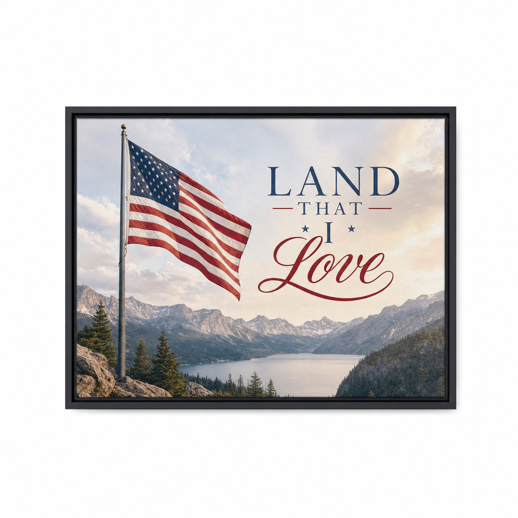 Land That I Love Canvas Wall Art